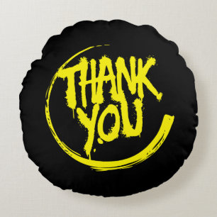 Danke, dass du Throw Pillow Rundes Kissen