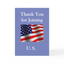 "Danke, dass du uns beigetreten bist" New American