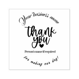 Danke, dass du unseren Tag gemacht hast! Gummistempel