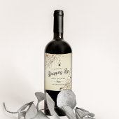 Danke, dass du von Halloween-Party Gevor gefallen Weinetikett