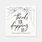 Danke, dass du von Halloween-Party Napkins gefalle Serviette (Vorderseite)