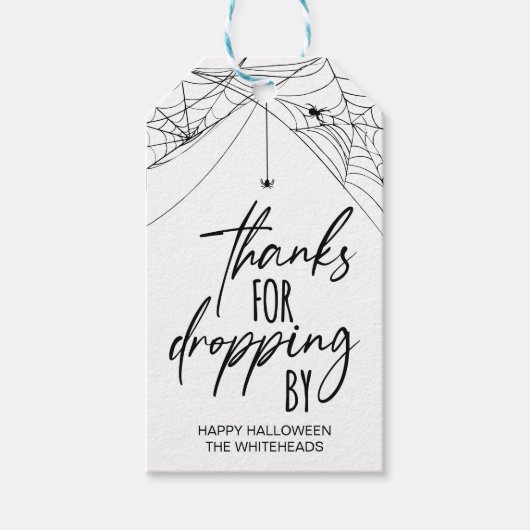 Danke, dass du von Halloween-Party weggefallen bis Geschenkanhänger (Vorderseite)