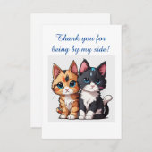 Danke, dass du von meiner Seite bist Dankeskarte (Vorne/Hinten)