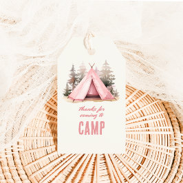 Danke, dass du zu Camp Gift Favor Tag gekommen bis Geschenkanhänger