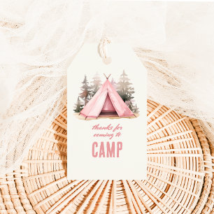 Danke, dass du zu Camp Gift Favor Tag gekommen bis Geschenkanhänger