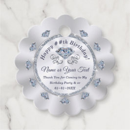 Danke, dass du zu den Tags meiner Geburtstagsfeier Geschenkanhänger