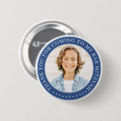Danke, dass du zu meinem Bar Mitzvah-Foto gekommen Button (Vorne & Hinten)