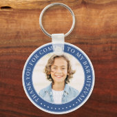 Danke, dass du zu meinem Bar Mitzvah-Foto gekommen Schlüsselanhänger (Vorderseite)