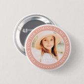 Danke, dass du zu meinem Bat Mitzvah-Foto gekommen Button (Vorne & Hinten)