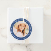 Danke, dass du zu meinem Bat Mitzvah-Foto gekommen Geschenkanhänger (Beispiel)