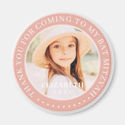 Danke, dass du zu meinem Bat Mitzvah-Foto gekommen Magnet (Vorne)