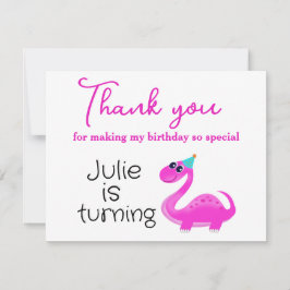 Danke, dass du zu meinem Geburtstag gekommen bist Dankeskarte