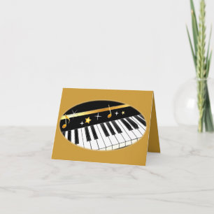 Danke, dass du zu meinem Klavierabend gekommen bis Dankeskarte