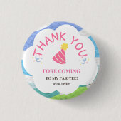 Danke, dass du zu meinem Par-Tee-Party gekommen bi Button (Vorderseite)