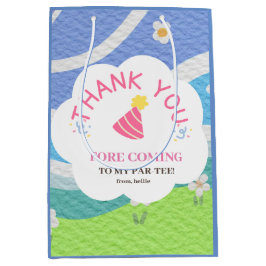 Danke, dass du zu meinem Par-Tee-Party gekommen bi Mittlere Geschenktüte