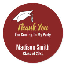 Danke, dass du zu meiner Party Dp Rot Abitur gekom