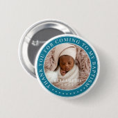 Danke, dass du zu meiner Taufe gekommen bist Moder Button (Vorne & Hinten)