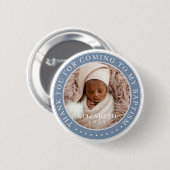 Danke, dass du zu meiner Taufe gekommen bist Moder Button (Vorne & Hinten)