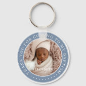 Danke, dass du zu meiner Taufe gekommen bist Moder Schlüsselanhänger (Vorderseite)