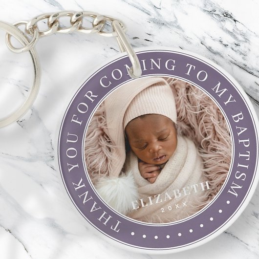 Danke, dass du zu meiner Taufe gekommen bist Moder Schlüsselanhänger