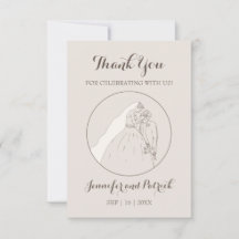 Danke, dass du zu unserer Hochzeit gekommen bist! 