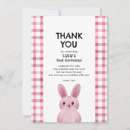 Danke, dass du zum Geburtstag eines rosa, sonnigen Einladung