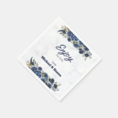 Danke, dass du zum Hochzeitstag gekommen bist Serviette (Ecke)