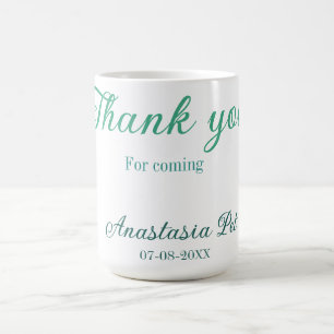 Danke, dass du zur Geburtstagsfeier gekommen bist Kaffeetasse