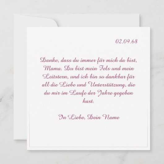 Danke, dass es dich gibt. (Rückseite)