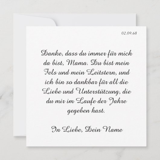 Danke, dass es dich gibt! (Rückseite)