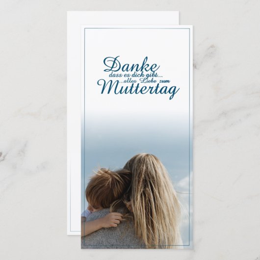 Danke, dass es dich gibt. (Vorne/Hinten)