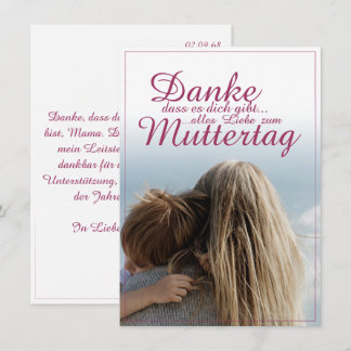 Danke, dass es dich gibt.