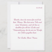 Danke, dass es dich gibt. (Rückseite)