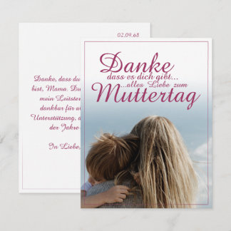 Danke, dass es dich gibt.