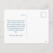 Danke, dass es dich gibt. feiertagspostkarte (Rückseite)