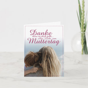 Danke, dass es dich gibt. karte