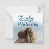 Danke, dass es dich gibt. mitteilungskarte (Vorderseite)