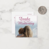 Danke, dass es dich gibt. mitteilungskarte (Vorderseite/Rückseite Beispiel)