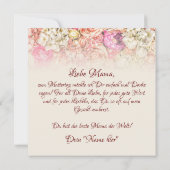 Danke, dass es dich gibt - Muttertag (Rückseite)