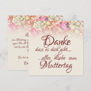 Danke, dass es dich gibt - Muttertag