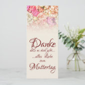 Danke, dass es dich gibt - Muttertag (Stehend Vorderseite)