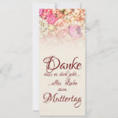 Danke, dass es dich gibt - Muttertag (Vorderseite)