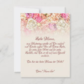 Danke, dass es dich gibt - Muttertag (Rückseite)