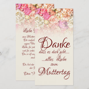 Danke, dass es dich gibt - Muttertag