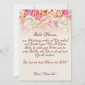 Danke, dass es dich gibt - Muttertag (Rückseite)