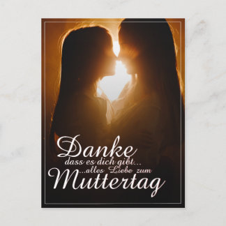 Danke, dass es dich gibt - Muttertag Feiertagspostkarte