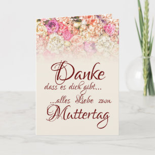 Danke, dass es dich gibt - Muttertag Karte
