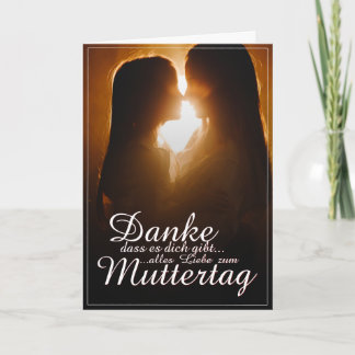 Danke, dass es dich gibt - Muttertag Karte
