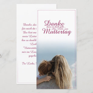 Danke, dass es dich gibt, Muttertag, Mutter & Kind