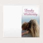 Danke, dass es dich gibt, Muttertag, Mutter & Kind (Außenseite Aufgefaltet)
